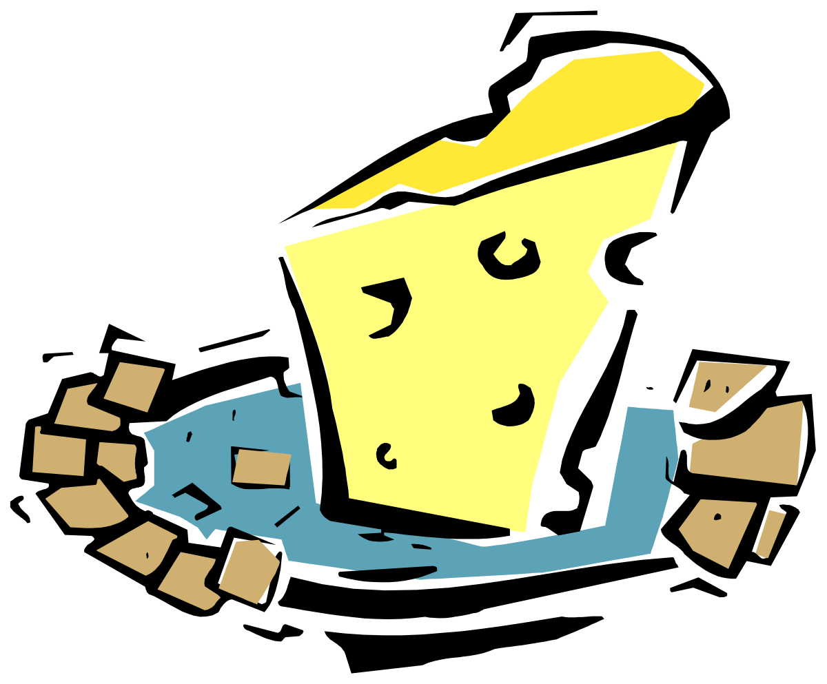 Cheese with Hole Clipart - Perfect for Food Graphics