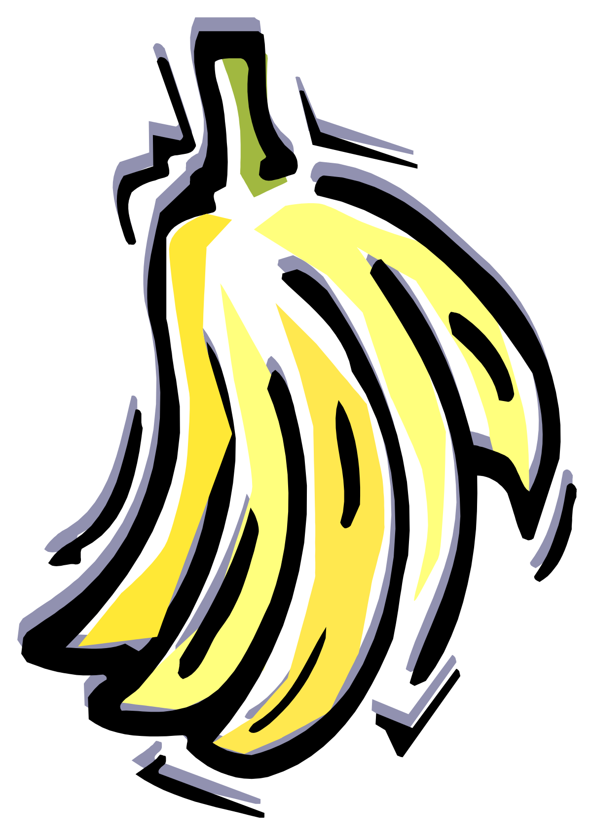 a bunch of bananas clip art png transparent Bananas Clipart: Fresh Bunch of Bananas for Creative Projects