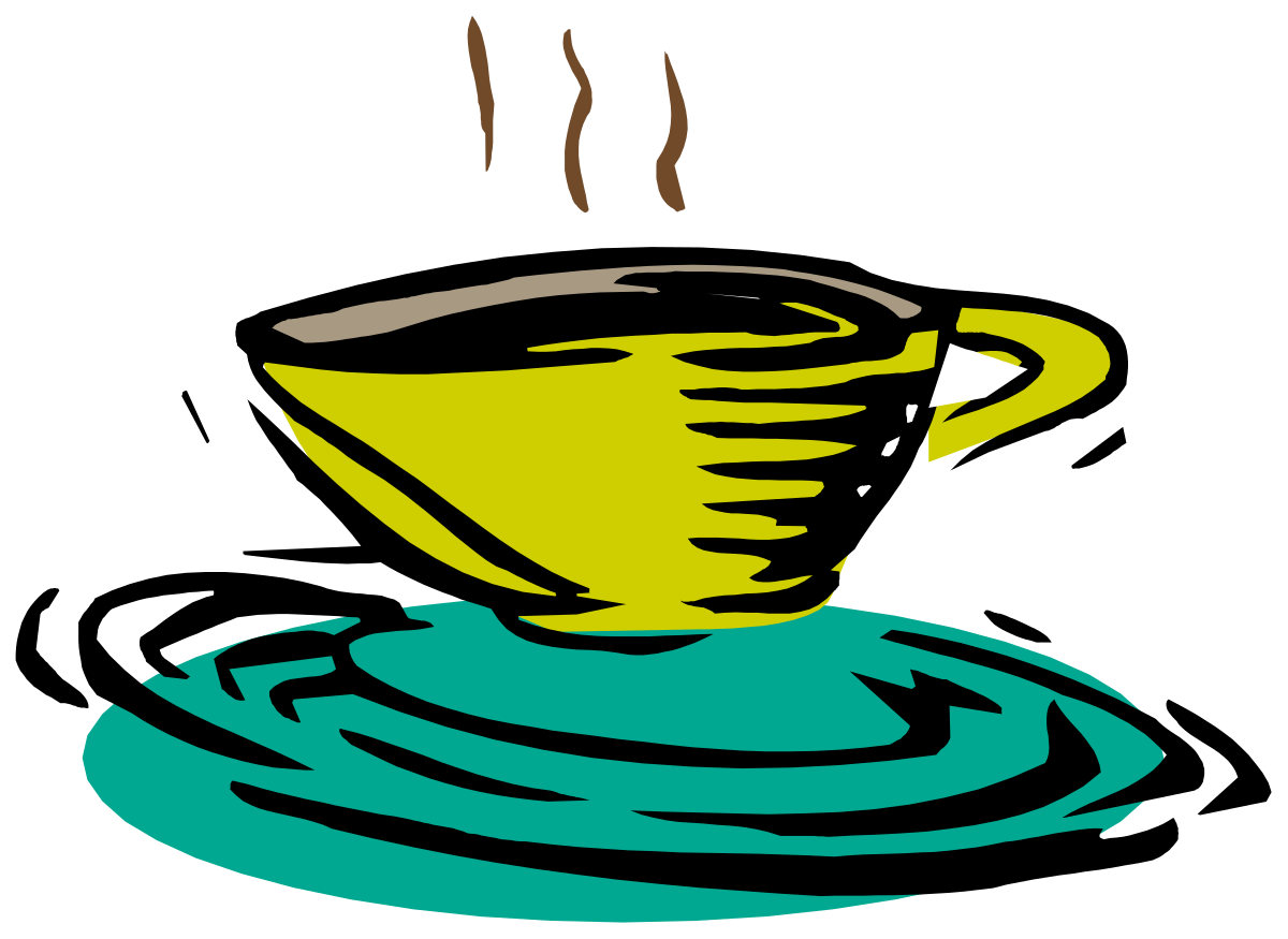 a cup of coffee with a saucer clip art png transparent Coffee Cup with Saucer Clipart - Perfect for Your Designs