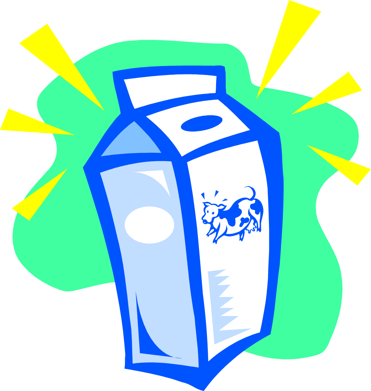 Milk Carton Clipart: Fresh Dairy Delight