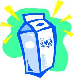 Milk Carton Clipart: Fresh Dairy Delight