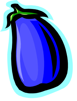 Blue Egg with Green Stem Clipart - Vibrant and Unique Imagery