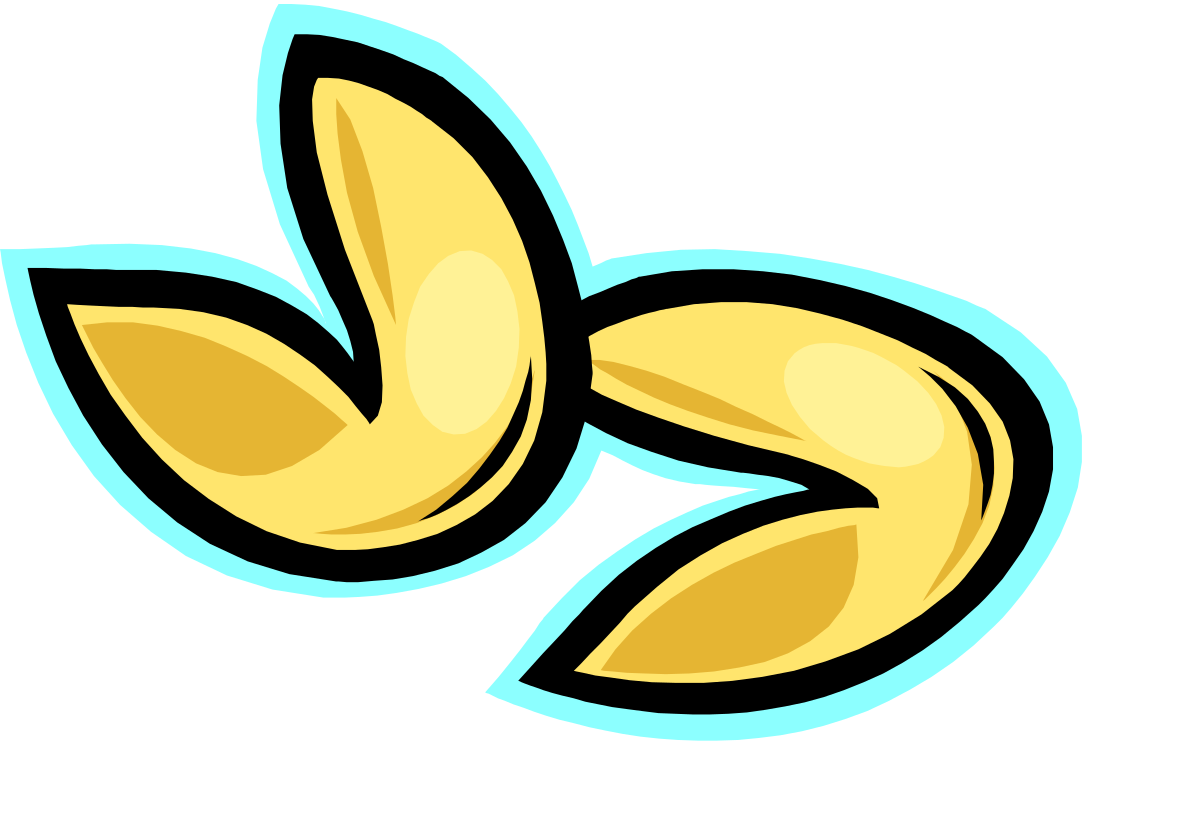 Gold Butterfly with Blue Wings Clipart  Stunning Nature Illustration