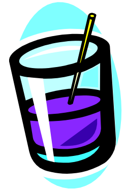 Glass with Straw Clipart: Refreshing Beverage Illustration