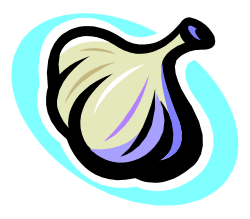 Vibrant Purple and Blue Onion on Black Background