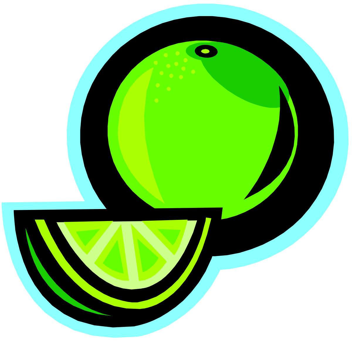 Lime Clipart Collection - Fresh & Vibrant Citrus Illustrations