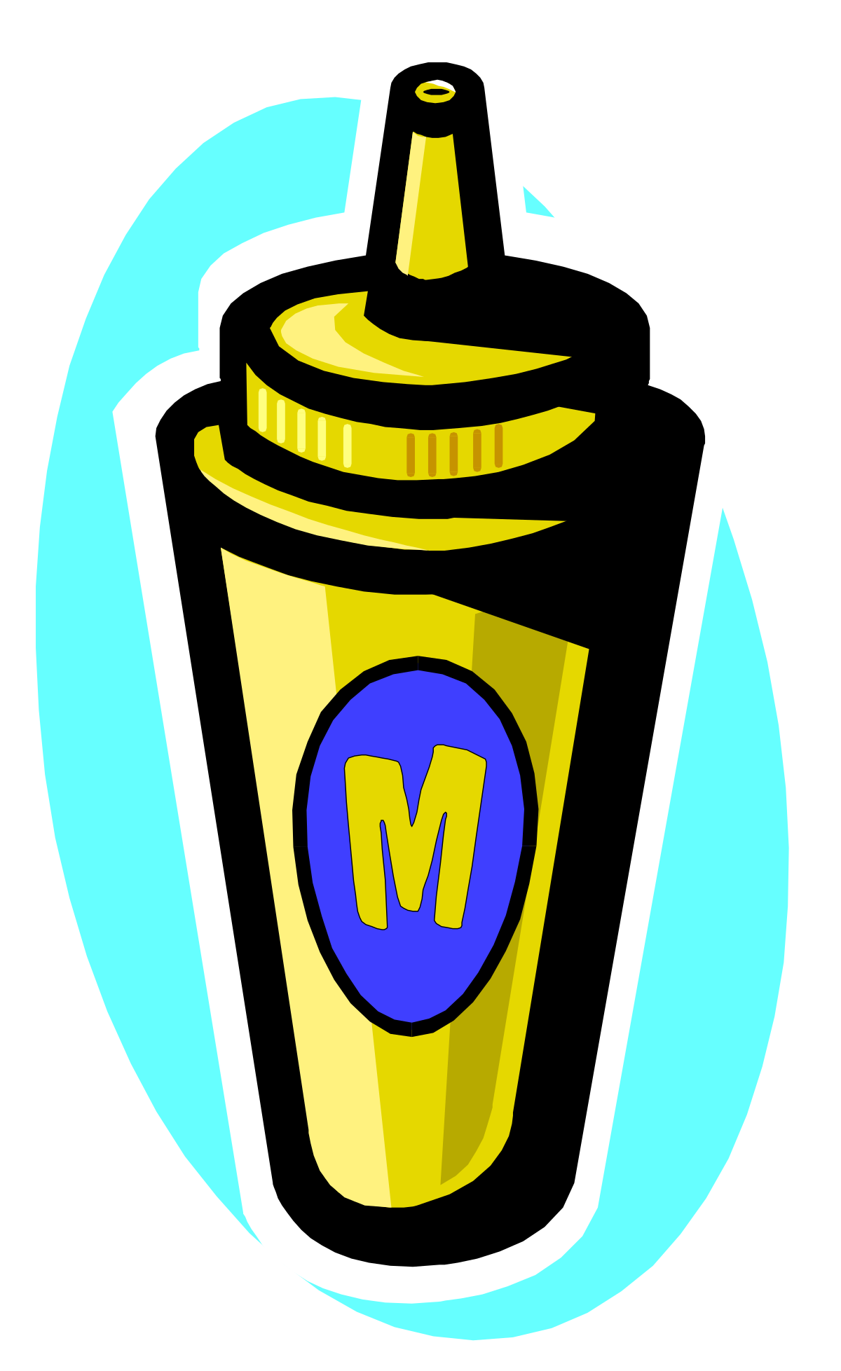 a yellow cup with a blue lid clip art png transparent Yellow Cup with Blue Lid - Vibrant Clipart for Every Occasion