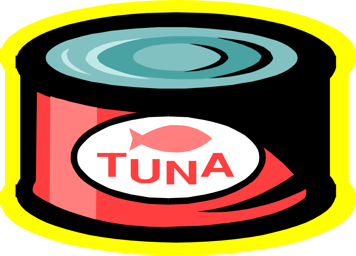 Can of Tuna Clipart - Fresh and Tasty Seafood Graphics