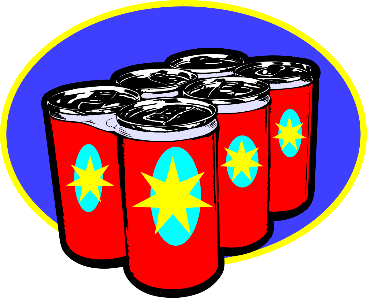 Cans of Soda Clipart - Vibrant Collection of Soft Drink Illustrations