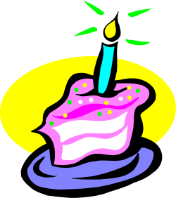 Birthday Cake Clipart with Candle: Celebrate in Style