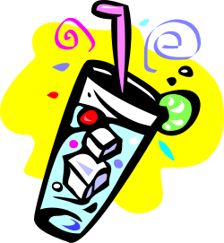 Straw Drink Clipart - Refreshing Beverage with Straw Illustration