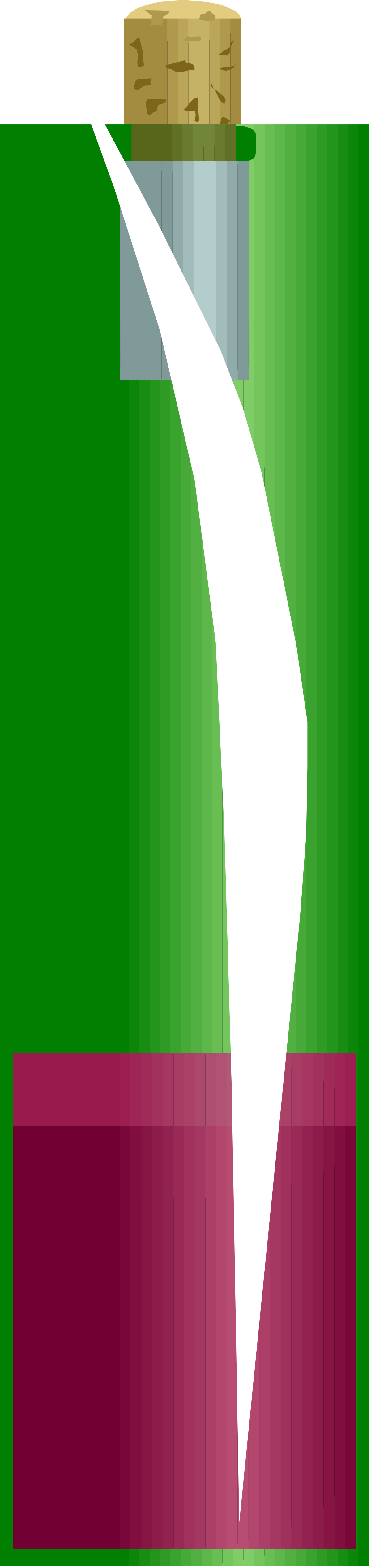 Green and White Logo with White Arrow Clipart