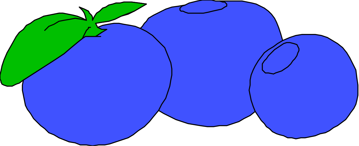 Blue Apple with Green Leaf Clipart: Fresh and Unique Illustrations