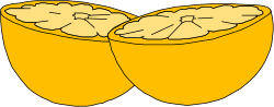 Yellow Peppers on Black Background - Vibrant Clipart