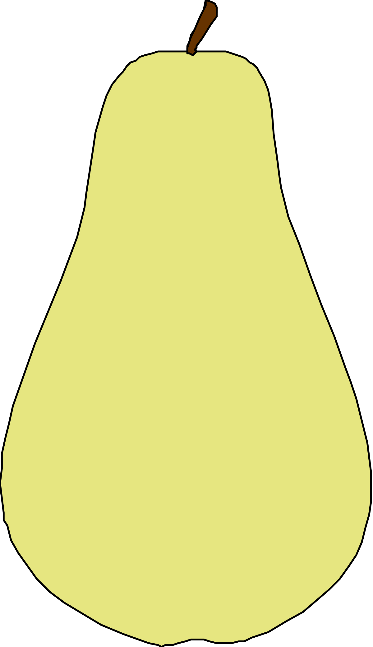 a pear on a black background clip art png transparent Fresh Pear on Black Background - Stunning Clipart for Your Projects