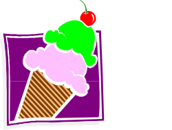 Ice Cream Cone with Cherry - Delicious Clipart for All Occasions