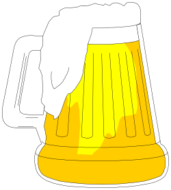Beer Mug Clipart: Foamy Foam Delight for Your Designs