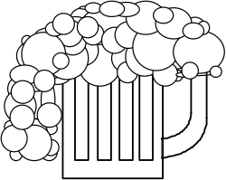 Number 7 Clipart - Black and White Graphic for Creative Projects