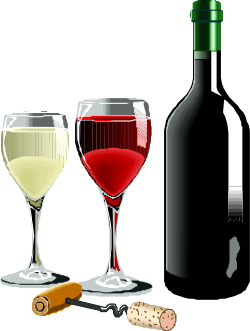 Wine Bottle and None Clipart Collection - Elegant Wine Illustrations