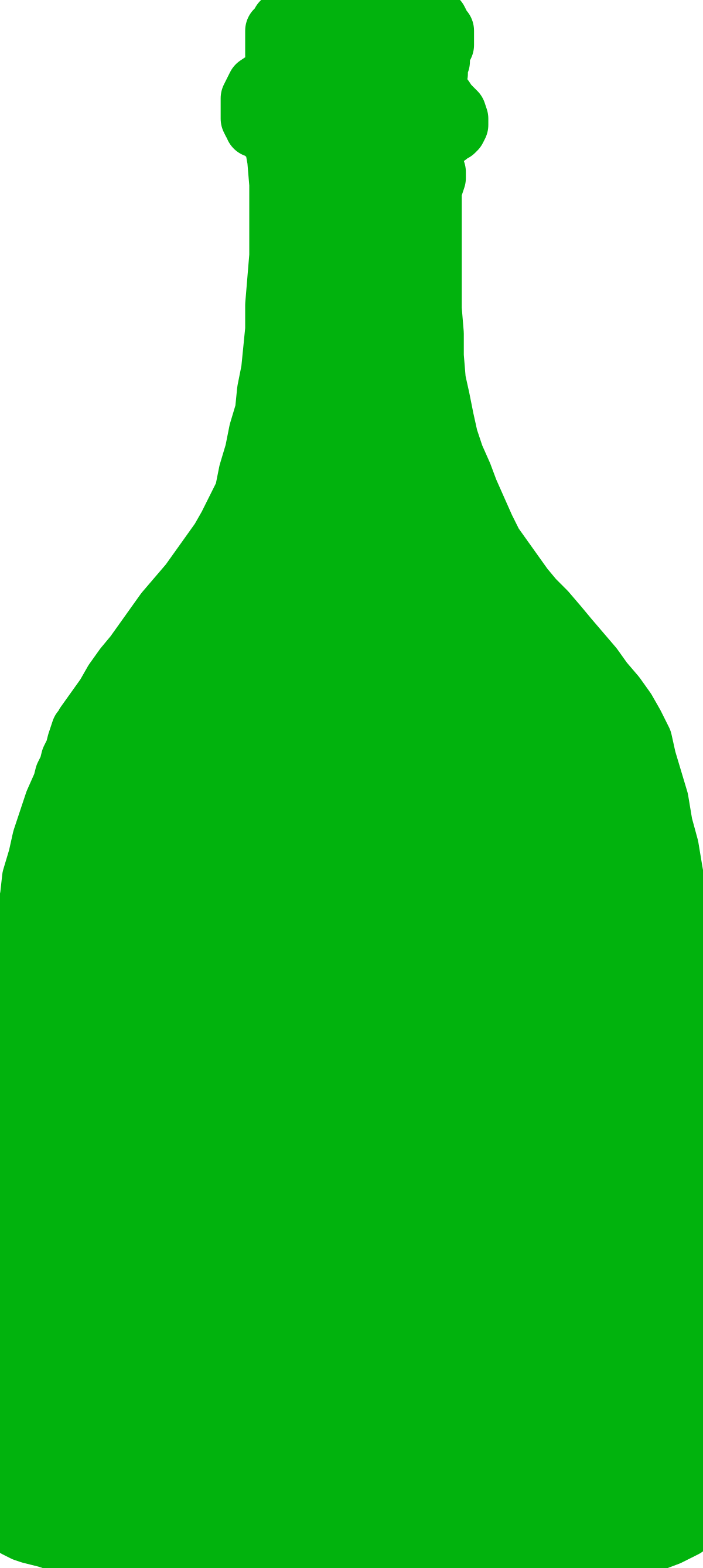 a green bottle with a black background clip art png transparent Green Bottle on Black Background Clipart
