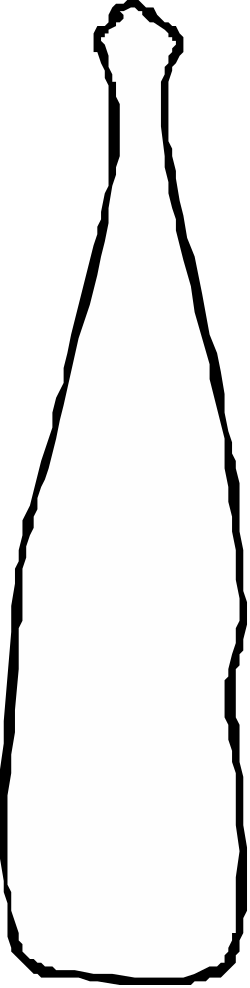 Dress Clipart Silhouette - Elegant White Dress Outline for Creative Projects