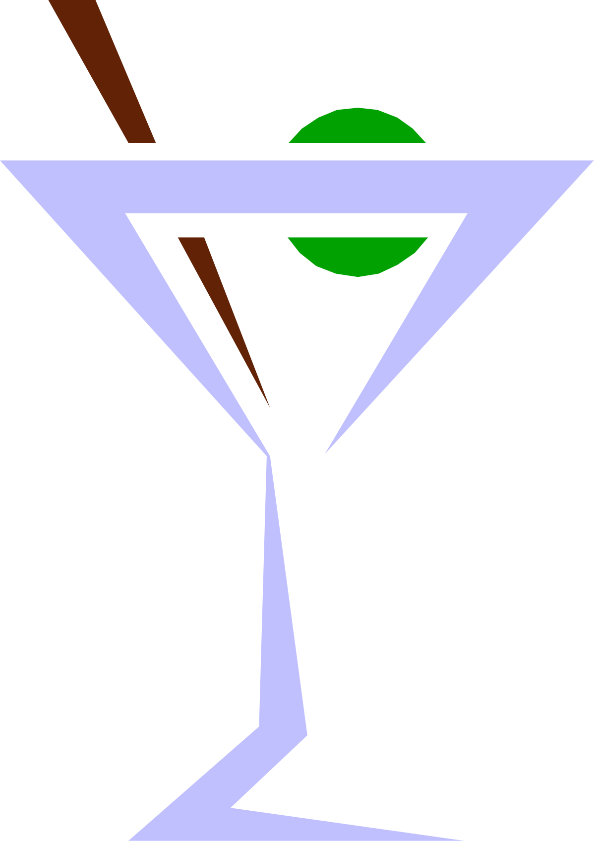 a martini glass with a green drink in it clip art png transparent Martini Glass with Green Drink Clipart: Refreshing Beverage Artwork
