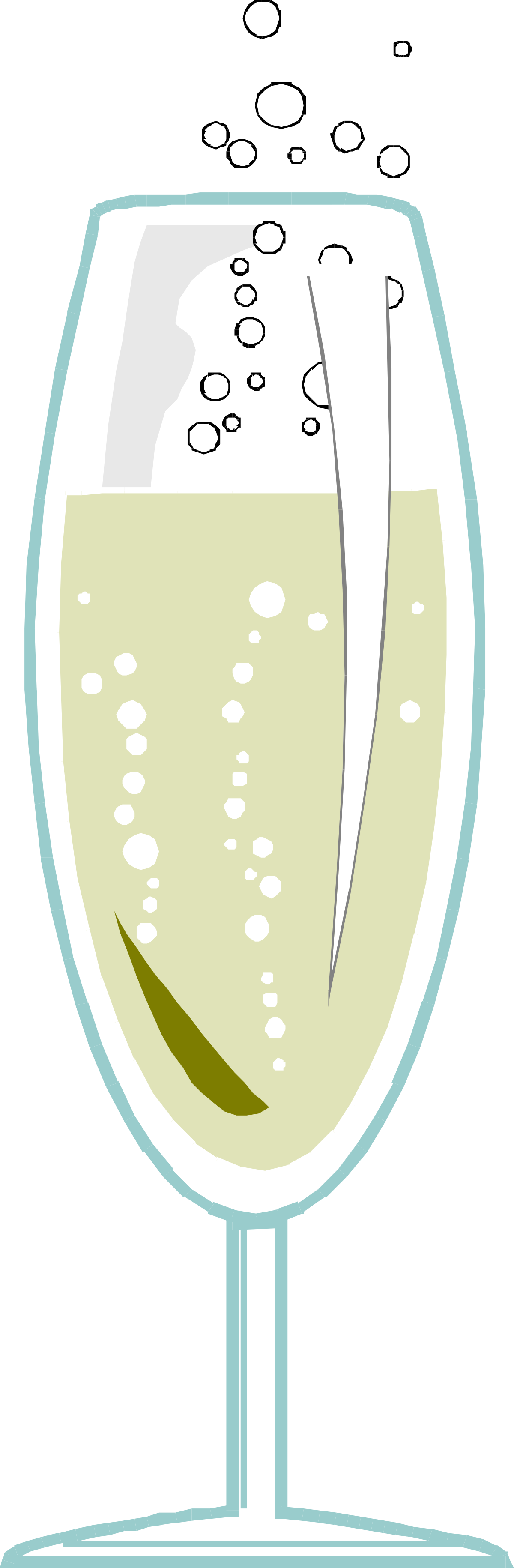 a glass of wine with a green stem clip art png transparent Wine Glass with Green Stem Clipart - Elegant and Stylish Design