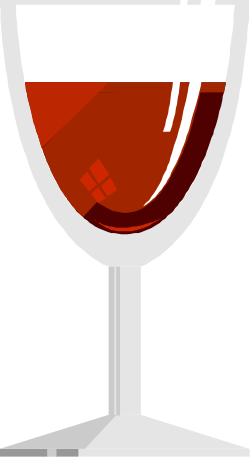 Red Wine Glass Clipart - Elegant and Classy Beverage Illustration