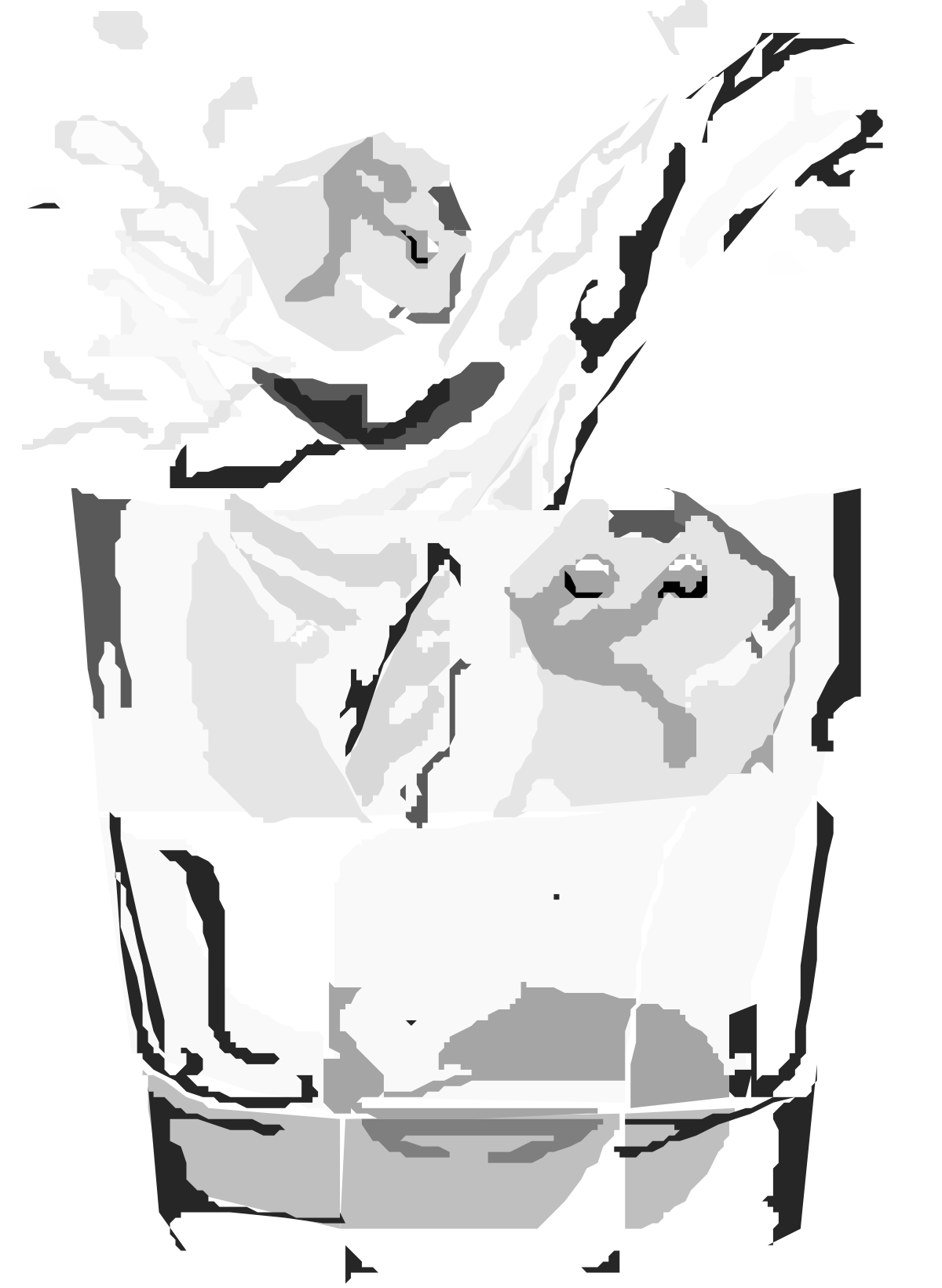 Refreshing Glass of Water with Ice Clipart