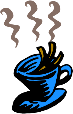 Coffee Cup with Steam - Cozy Clipart for Creative Projects