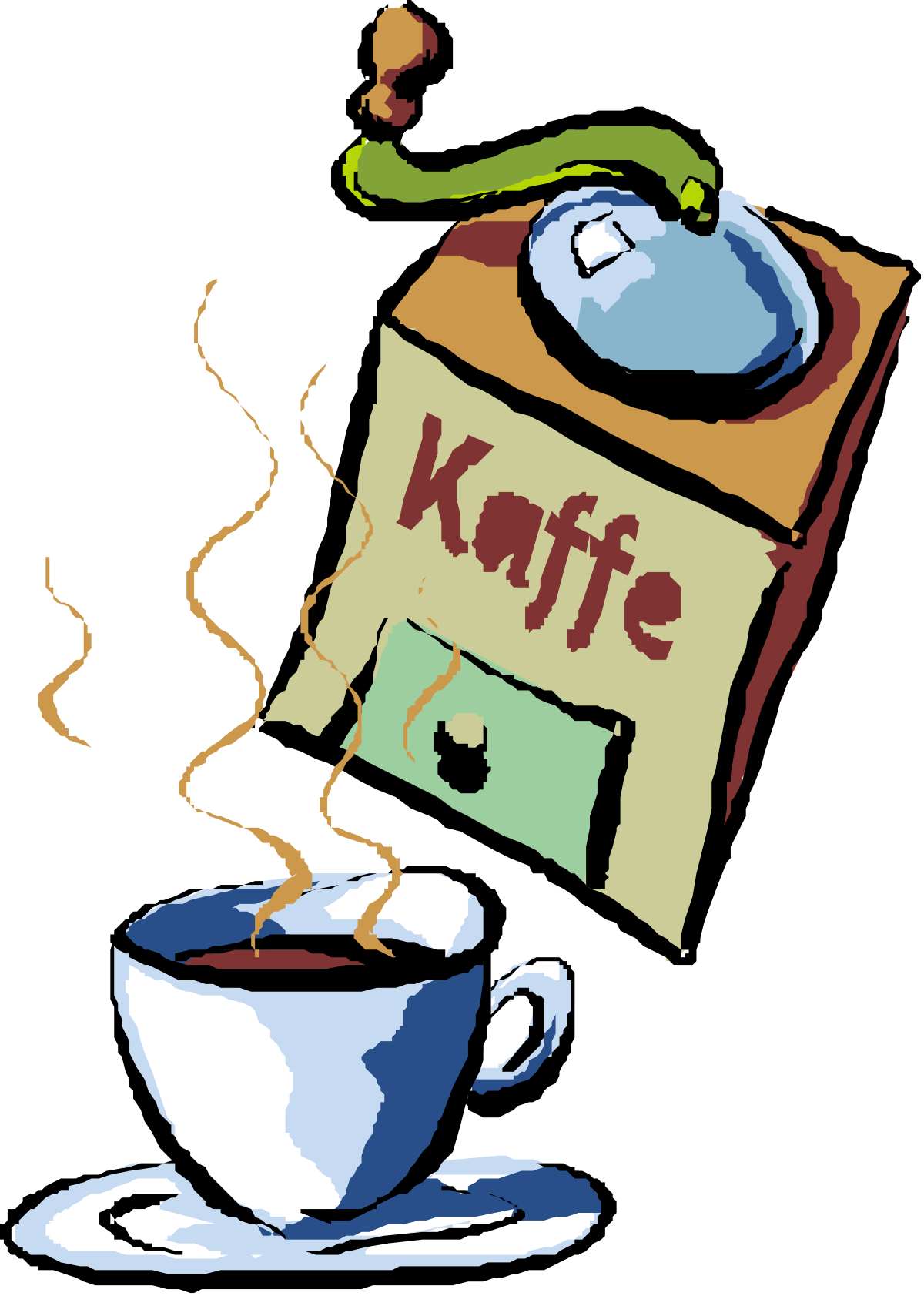 Coffee Cup and Tea Bag Clipart Collection for Creative Projects