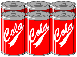 Coke Can Clipart: Six Refreshing Cans for Your Designs