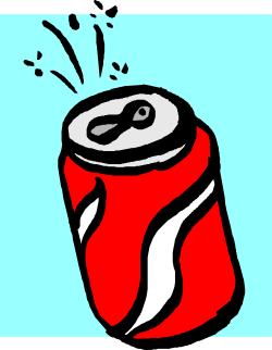 Soda Can Clipart: Refreshing Beverage Graphics