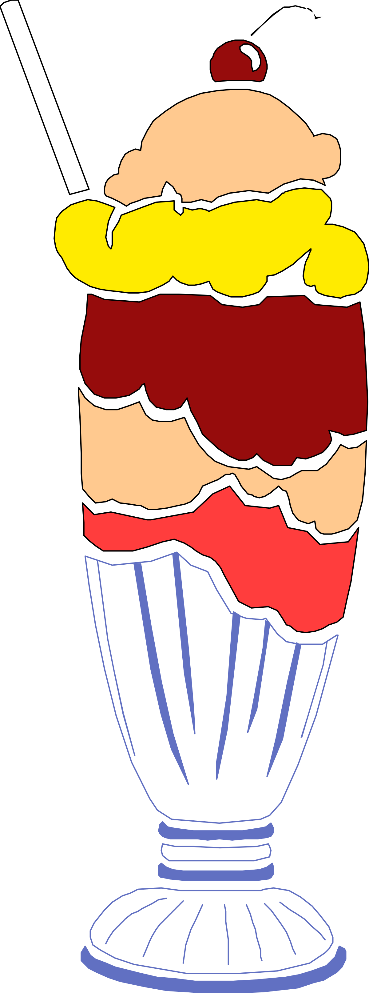 Cup with Spoon and Cake Clipart: Perfect for Delicious Designs