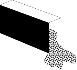 Black and White Checkered Pattern Logo Clipart