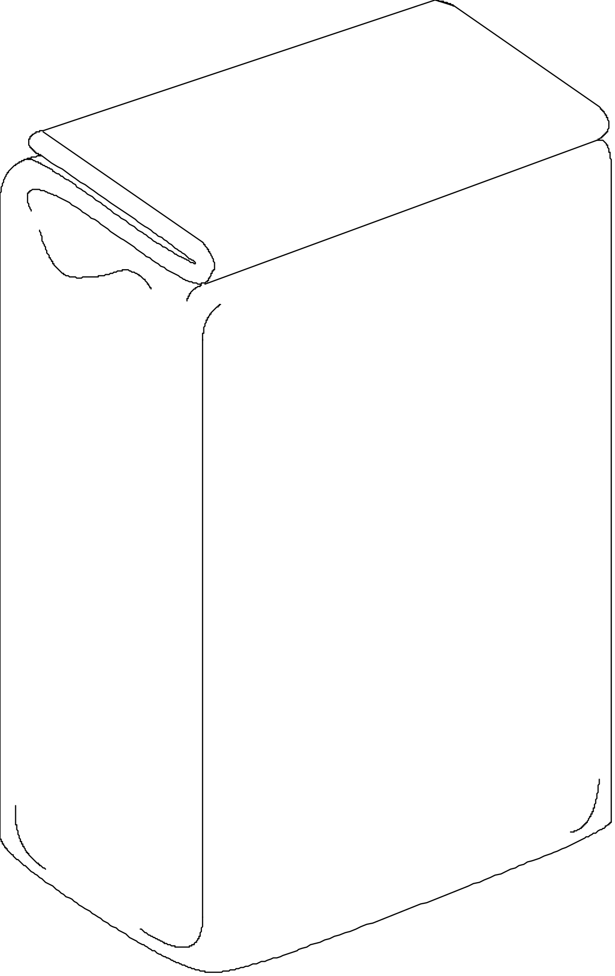 White Refrigerator with Open Door Clipart - Fresh Food Storage
