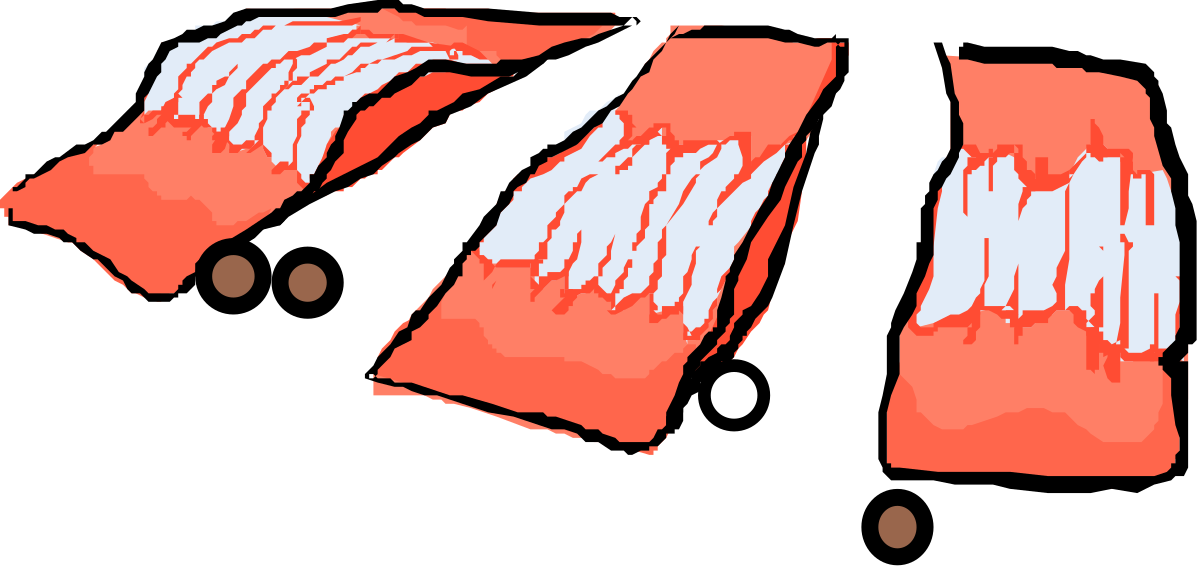 a pair of red and white paint spats clip art png transparent Red and White Paint Spats Clipart for Creative Projects