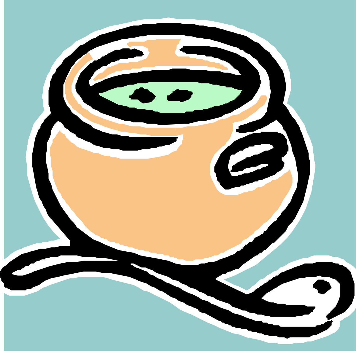Soup Pot with Spoon Clipart - Culinary Delight for Your Projects
