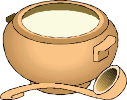 Milk Pot with Spoon Clipart - Perfect for Kitchen Illustrations