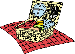 Basket Full of Clothes Clipart for Creative Projects