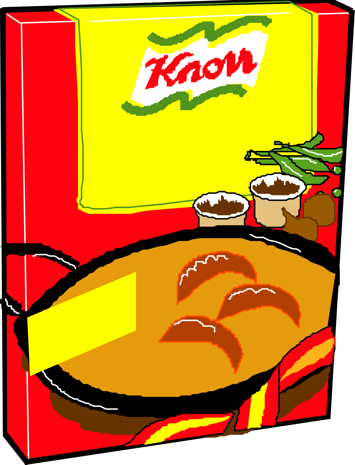 Food Box with Chicken Clipart for Delicious Meal Ideas