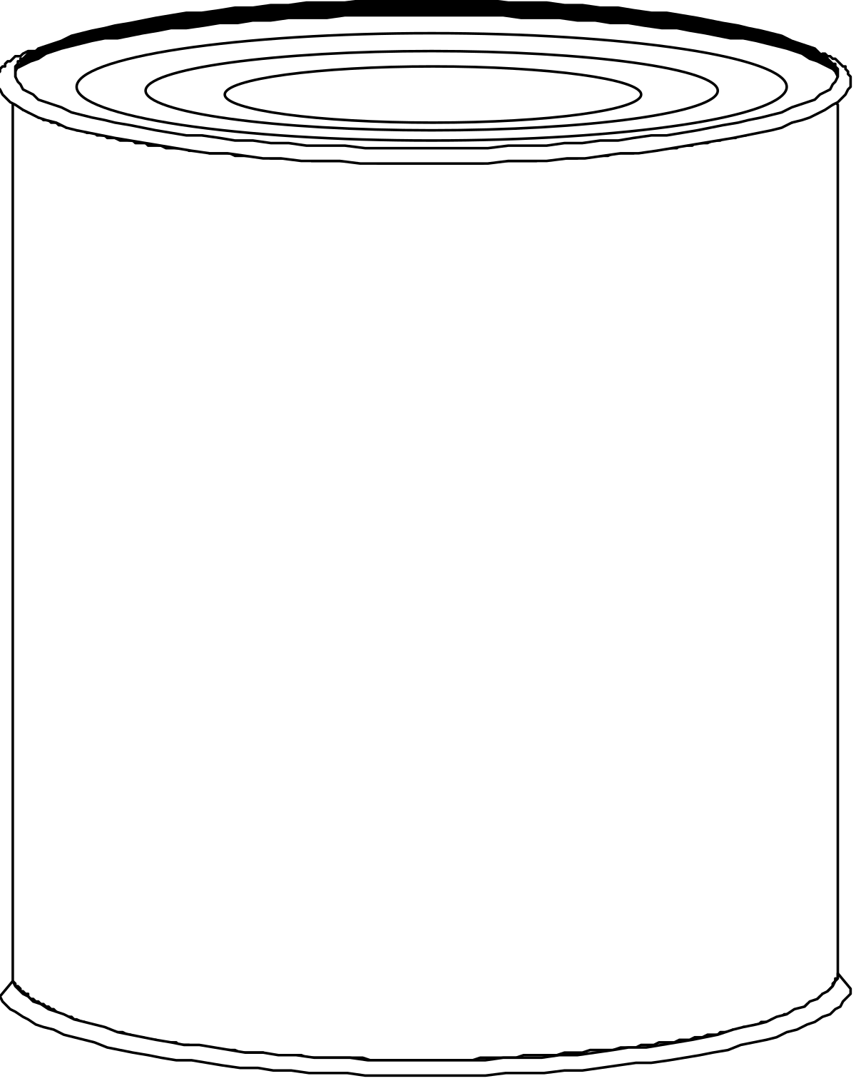 White Paint Can Clipart for Creative Projects