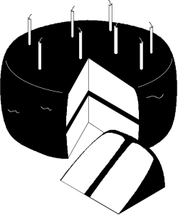 Computer Mouse Clipart - Black and White Minimalist Design