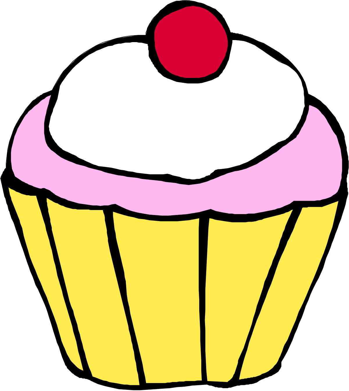 Cupcake with Cherry on Top - Delicious Clipart for All Occasions