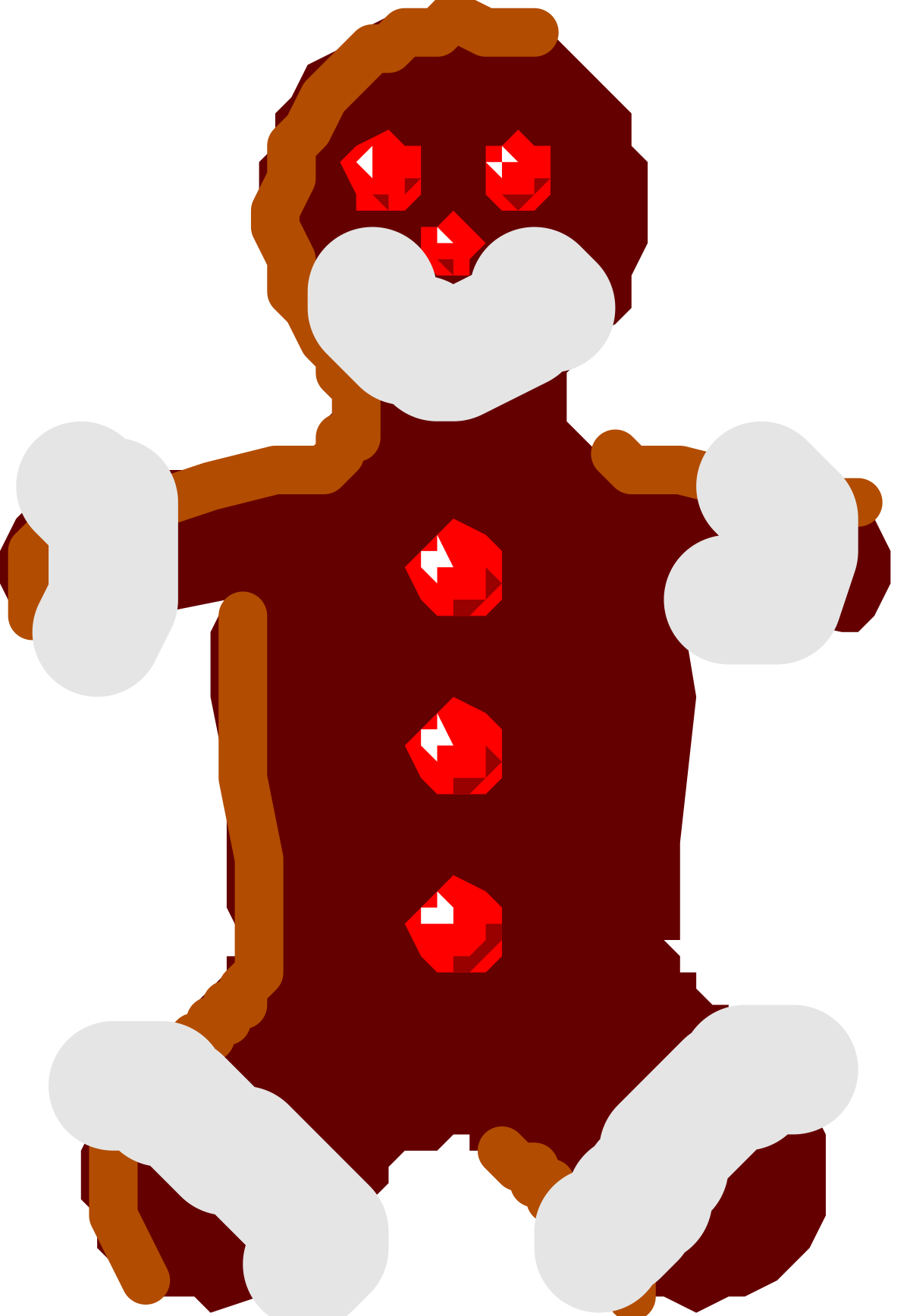 Teddy Bear Clipart: Adorable Bear in Red Shirt and White Pants