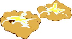 Two Yellow Flowers with White Petals Clipart - Beautiful Floral Illustrations