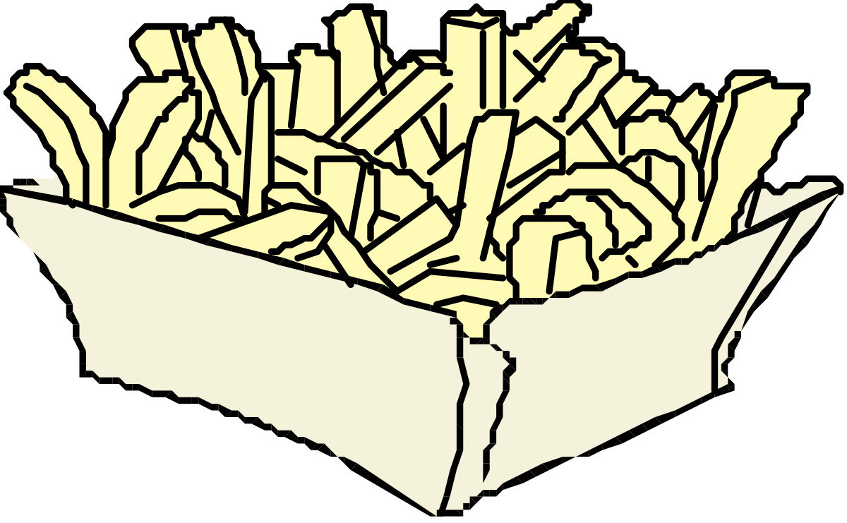 French Fries Clipart: Deliciously Irresistible Snack Graphics