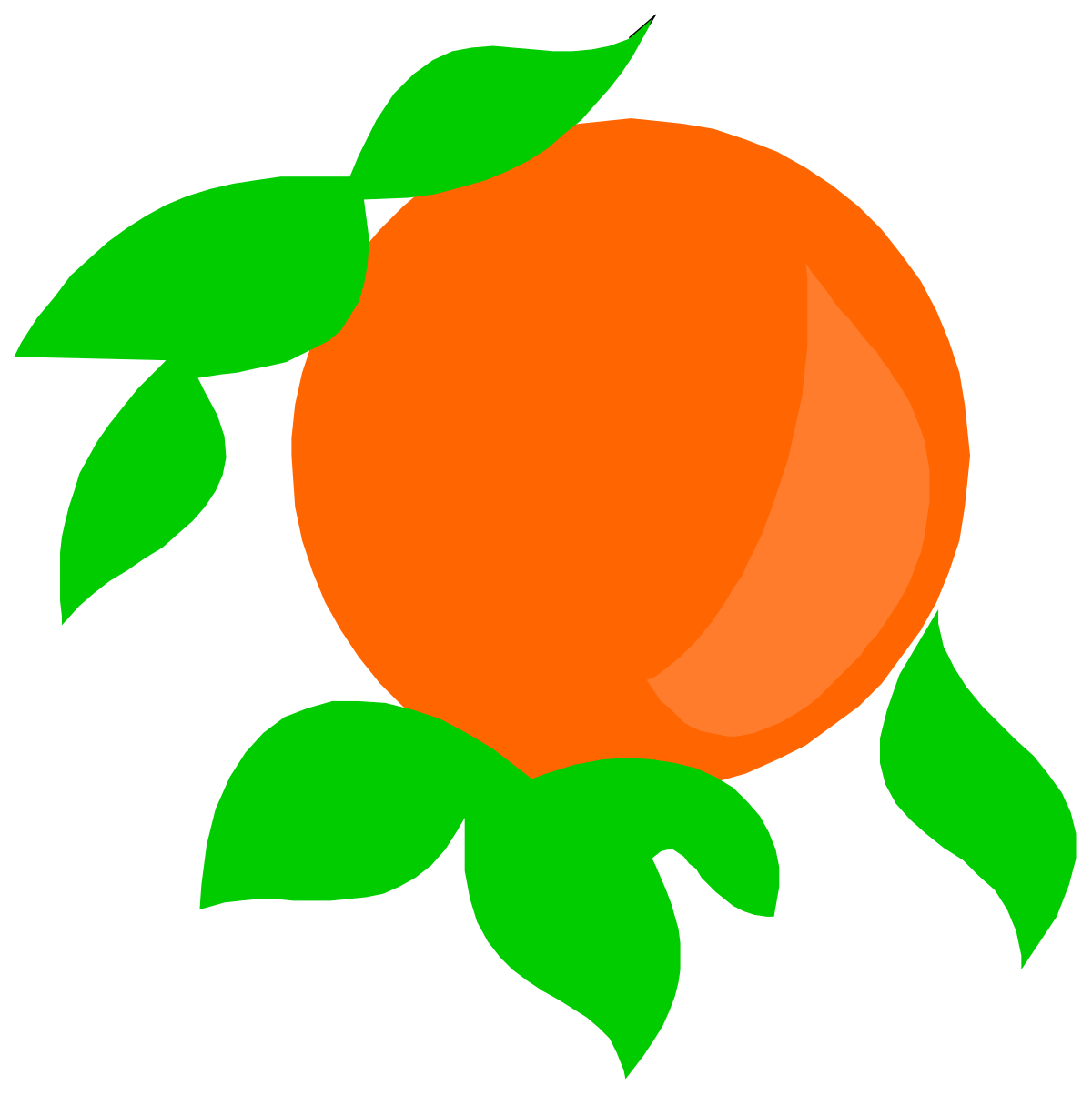 a peach with leaves on it clip art png transparent Peach with Leaves Clipart - Fresh and Juicy Fruit Illustration