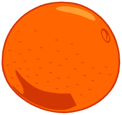 Vibrant Orange with Black Background Clipart