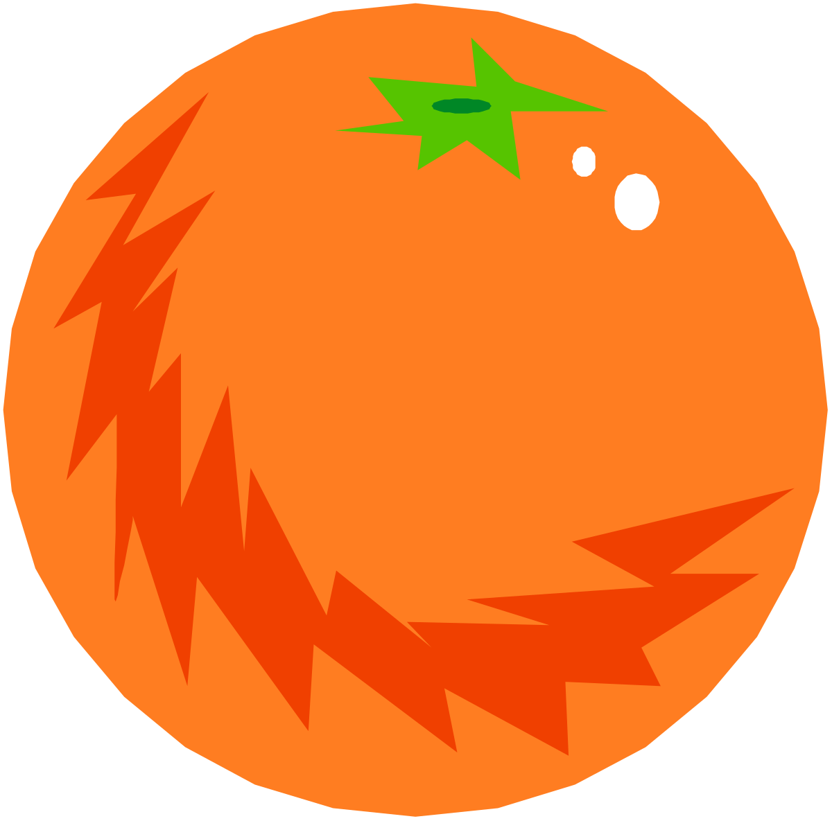 Fresh Tomato with Green Leaf Clipart - Vibrant Kitchen Art